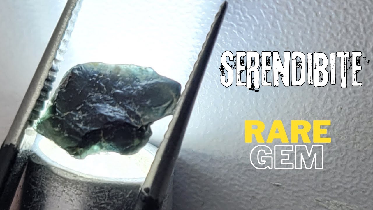 Rare Serendibite Stone | Gemstone Cutting, Performing, Faceting & Polishing