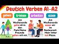🇩🇪✨ Wichtige Deutsche Verben für A1–A2 | Mit einfachen Paragraphen