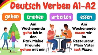 🇩🇪✨ Wichtige Deutsche Verben für A1–A2 | Mit einfachen Paragraphen