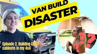 NEVER BEFORE Van Cabinet Layout | Building DISASTER ??‍♀️