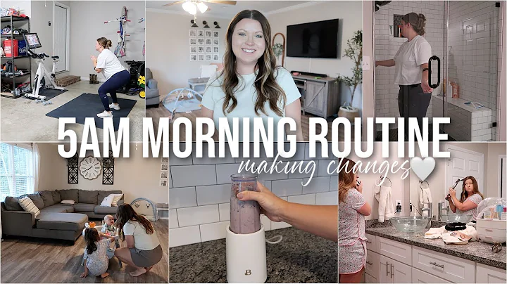 5AM MORNING ROUTINE | MAKING BIG CHANGES! | MORNING ROUTINE AS A MOM OF 5