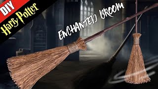 ⚡️Harry Potter DIY: Enchanted Broom that moves!