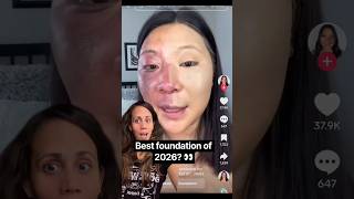 VIRAL FOUNDATION WORTH IT? 👀 #makeup #foundation #makeupreview #foundationreview  #shorts #viral