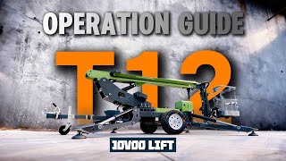 Aerial Work Platform T12 All Controls & Operations