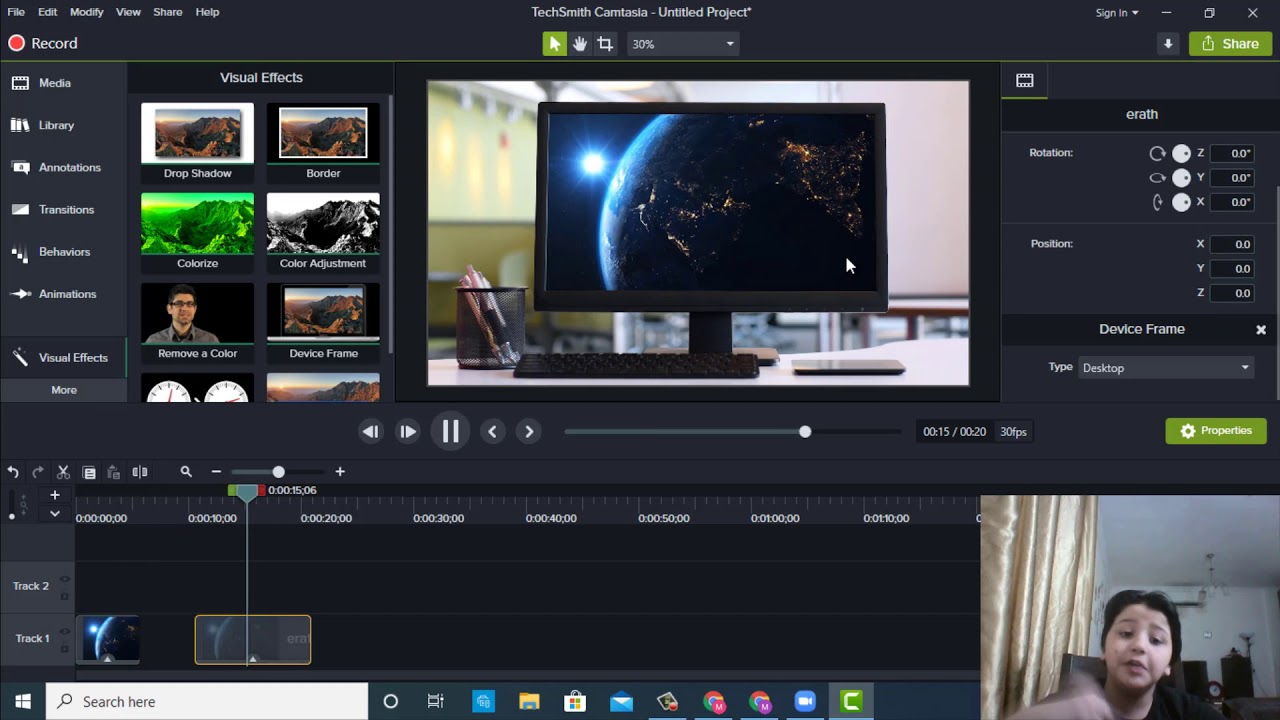 How to Split Your video and add Visual Effects and Transitions With ...
