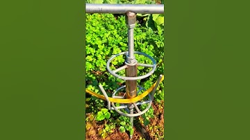 Smart tool for extending irrigation hose for rice fields #shorts