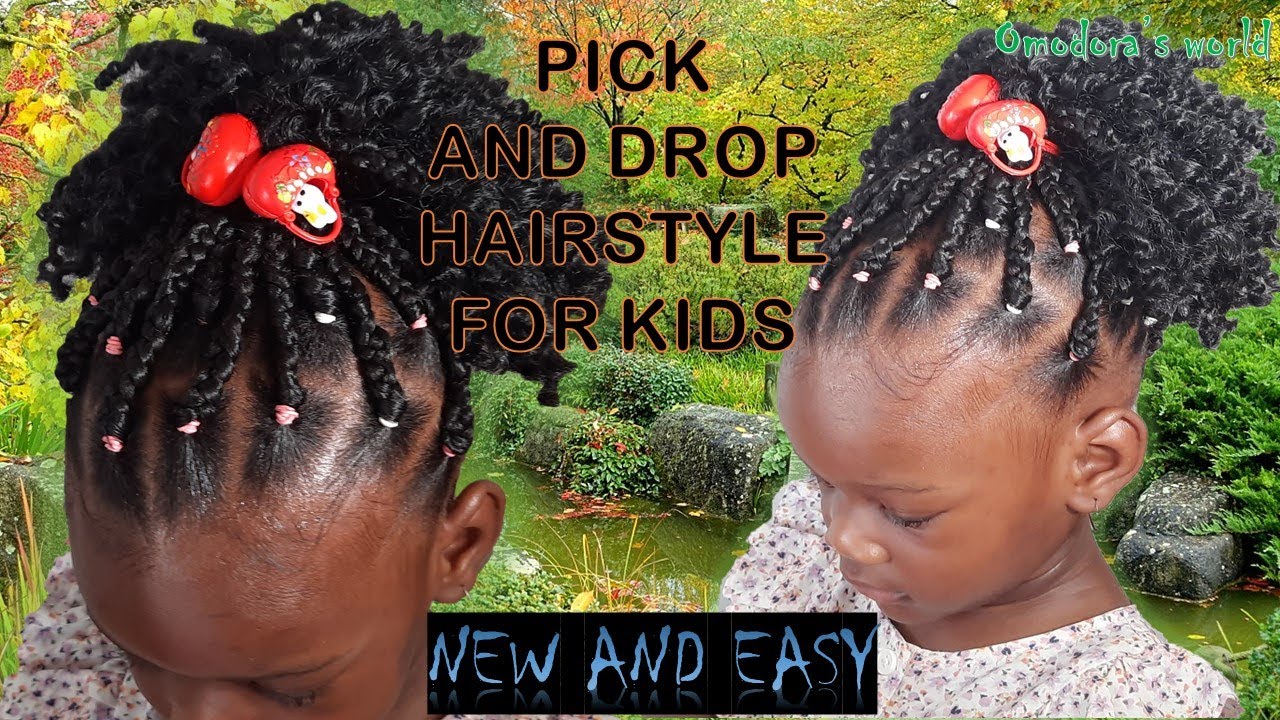 How to make Pick and drop for kids/Hairstyles for kids YouTube