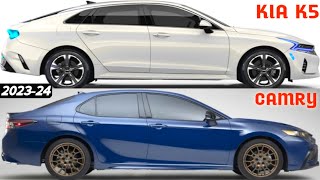 2023 TOYOTA CAMRY vs 2023 KIA K5 | hybrid | Accord