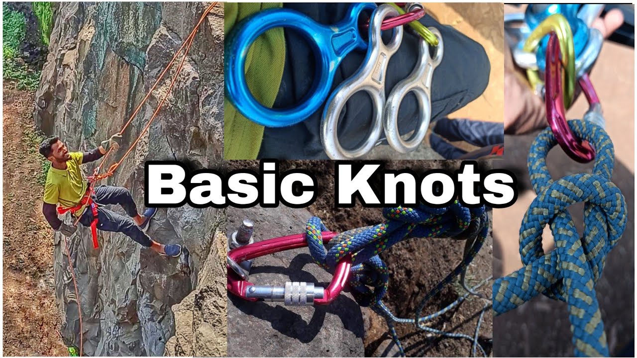 MOUNTAINEERING KNOTS & HITCHES Basic Knots for trekking