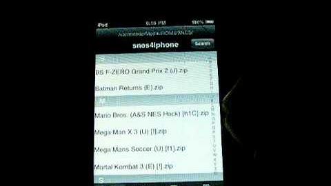 how to get snes emulater ipod touch/ iphone