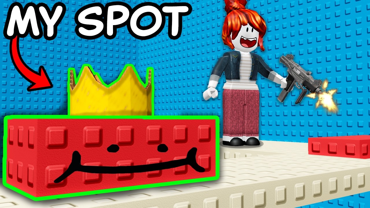 finding IMPOSSIBLE spots in Roblox Hide and Seek Troll Tower...