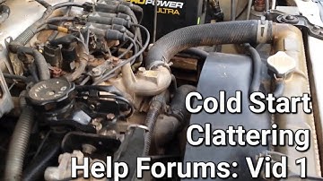 2001 Montero sport timing tensioner failure: cold start idle noise. (2015-9-5)