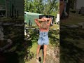 Tube top jumper, tube top romper, one piece, summer outfit, summer clothes, denim shorts, jean