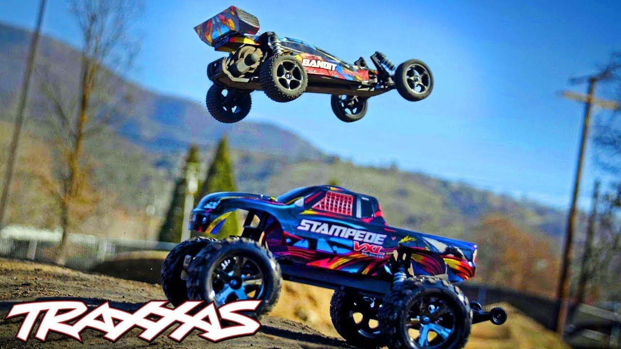 Vxl music high. Traxxas Bandit 1995. Traxxas Buggy. RC Bandit. Stampede cars 1.