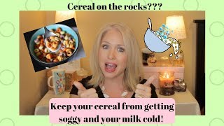Stop your cereal from getting soggy and keep your milk cold all in one step!