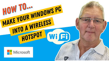 How To Make Your Windows PC Into A Wireless Hotspot
