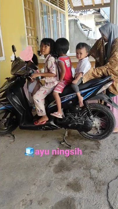 Bocil naek motor rame rame😆😆😆 #bocil #pokameamebelalangkupukupu