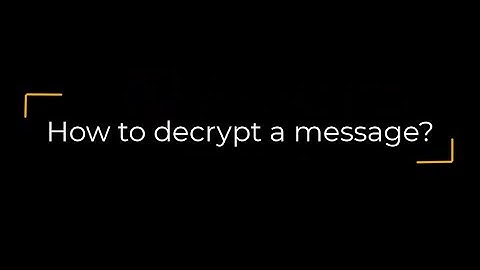 How to decrypt a message on blockchain chat? crsip finance | crypto SIP | crsip.finance