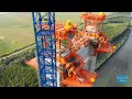 Podul suspendat peste Dunare (in constructie) | Bridge over Danube (under construction) 29.05.2021