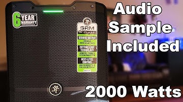 2000 Watts of AMAZING Audio Mackie SRM V Class Speaker Review