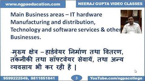 Business Studies Video No. 1 Class XII Neeraj Gupta Classes