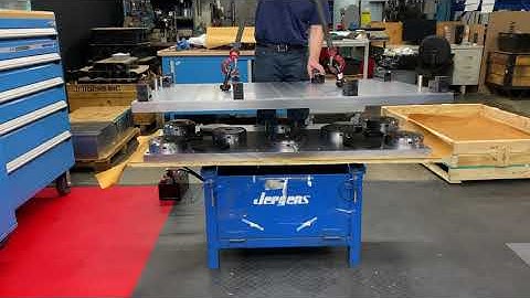 Jergens Zero-Point Mounting System (ZPS) Hydraulic Subplate and Fixture Plate