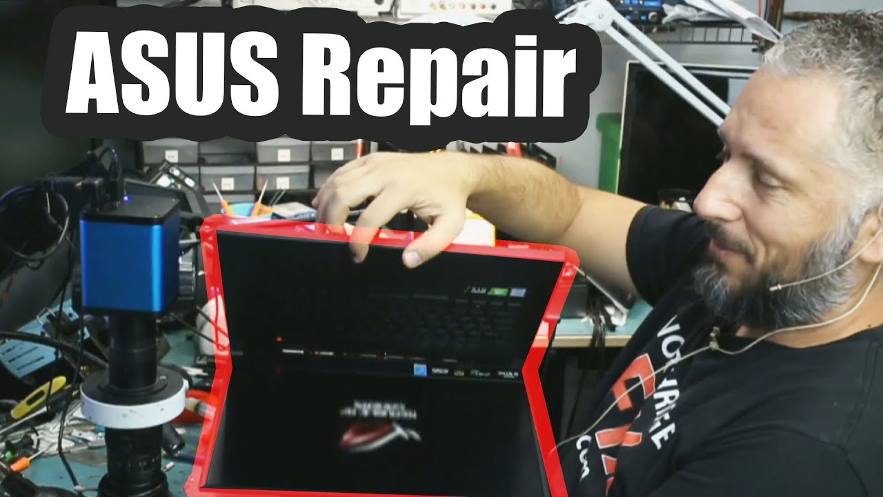 ASUS Zephyrus Gaming Laptop Repair GX502G - No Power - YouTube