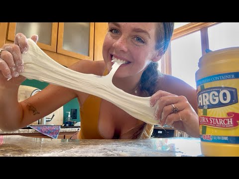 ASMR Eating & Playing with EDIBLE SLIME