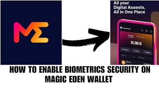 How to enable biometrics security on Magic Eden wallet screenshot 5
