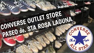 CONVERSE OUTLET STORE | P800 P1000 only | VLOG WHILE WATCHING NBA FINALS |  PASEO DE STA ROSA LAGUNA - YouTube