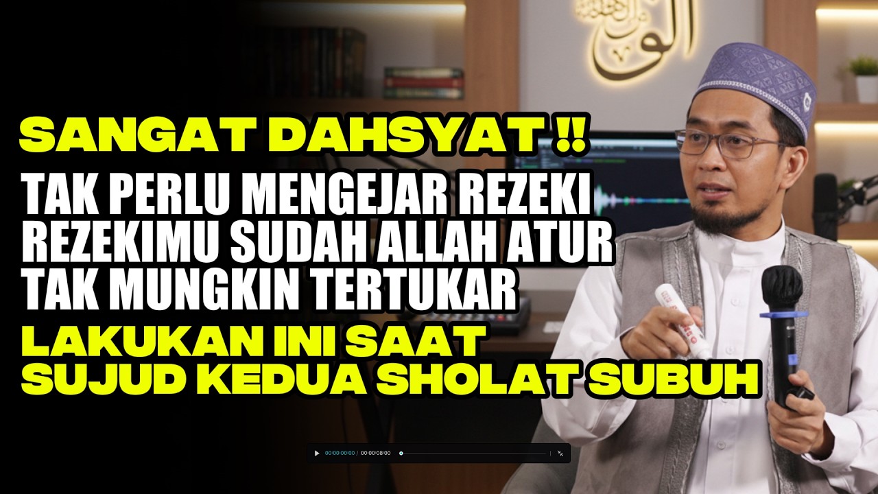 Sangat Dahsyat Sekali..!! Lakukan ini Dalam Sujud Ke 2 Sholat Shubuh | Ust Adi Hidayat