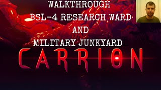 1. Red CARRION the beginning from BSL-4 Research Ward and through the Military Junkyard
