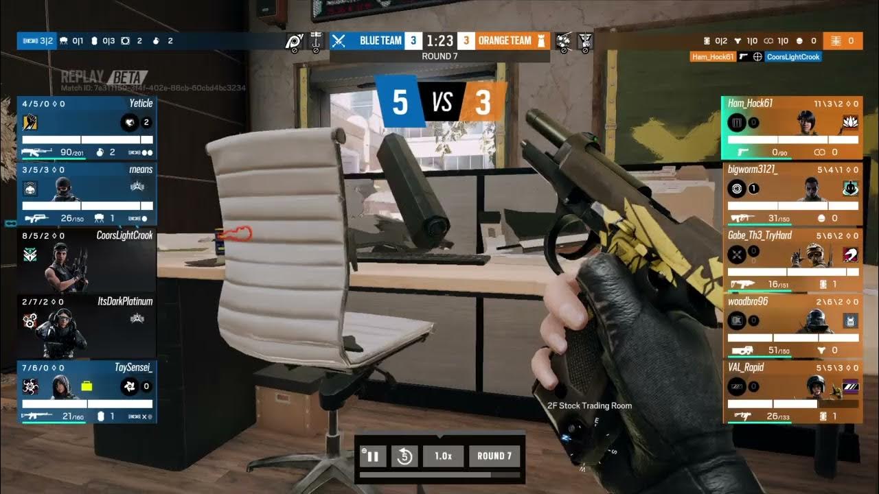 Tom Clancy's Rainbow Six® Siege Replay beta 0 BigWorm Pt.3 Bank Bomb