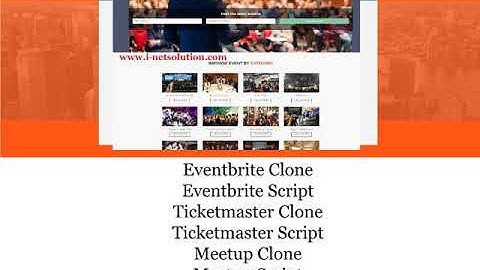 Ticketmaster Script, Open Source Event Booking Script, Meetup Clone, Meetup Script