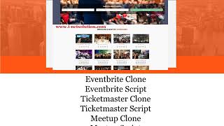 Ticketmaster Script, Open Source Event Booking Script, Meetup Clone, Meetup Script