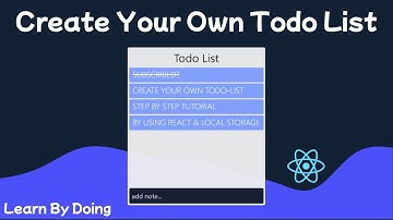 Create a Stunning & Responsive Todo List With React