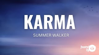 Summer Walker - Karma Lyrics