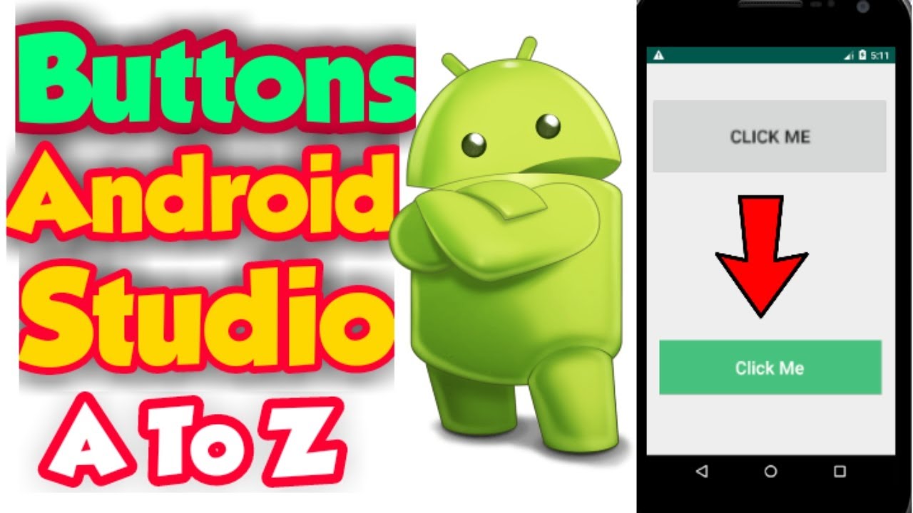 How to Create Button in Android Studio | How to Change Button