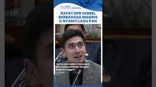 Download Lagu Gaya Bicara Verrel Bramasta Disorot saat DPR Rapat Naturalisasi: Berbahasa Inggris, Nyanyi Lagu PAN MP3