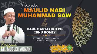 DZIKRO MAULID NABI MUHAMMAD SAW DAN HAUL MASYAYIKH PP IBNU ROMLI KWANYAR BANGKALAN