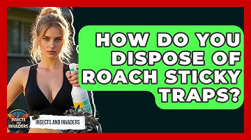 How Do You Dispose Of Roach Sticky Traps? - Insects and Invaders