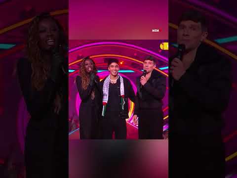 Participante do Big Brother exibe bandeira palestina ao vivo na TV britânica