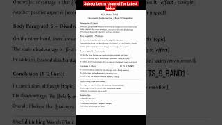 IELTS Writing Task 2 🔥 Advantages &amp; Disadvantages Essay | Band 7+ Easy Method