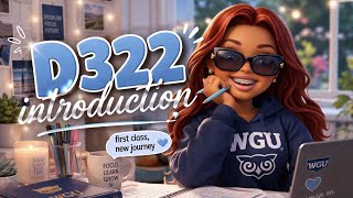 Study With Me 💻 | D322 Introduction + Productive Day in My Life ✨