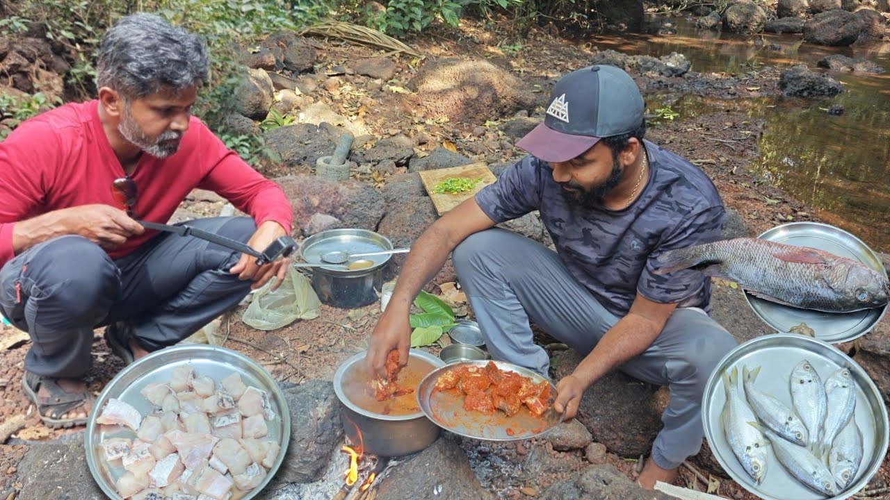 युवक दादांसाठी बनवले व्हाळात कोकणातील फेमस मासे | fish recipe in kokani style  