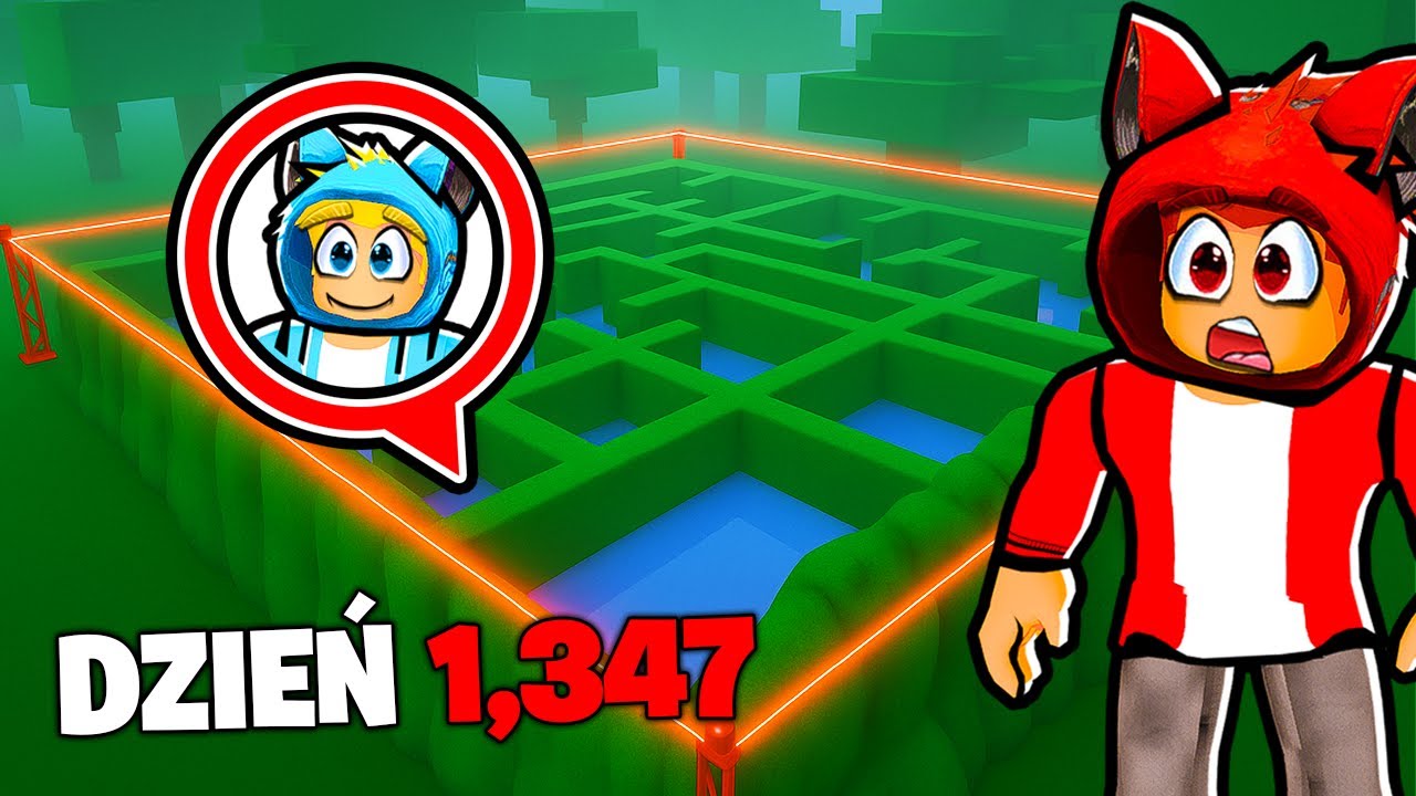 ZBUDOWALIŚMY TAJNĄ BAZĘ W LABIRYNCIE W 99 NOCY W LESIE!