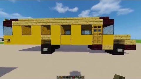 Minecraft School Bus Tutorial