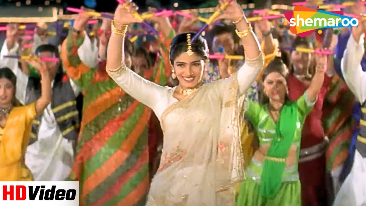 Dum Dum Danke Pe Chot Padi (HD)| Alka Yagnik, Udit Narayan | Ghulam-E-Mustafa (1997) | Dandiya Songs