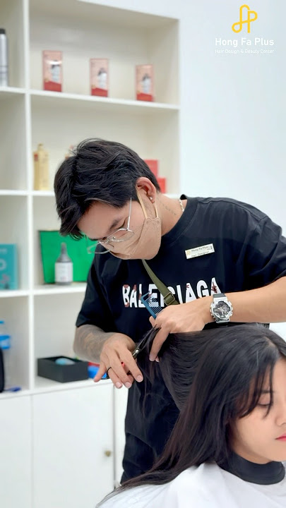 Wolf cut မတိုချင်ရင်အဲ့လိုလေးညှပ်🤭🤭🤭တာမွေhong fa plus🌼