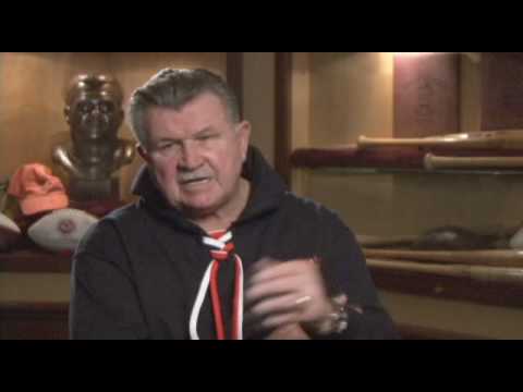 Mike Ditka  answers question about coach